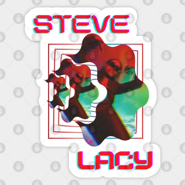 Steve Lacy Trippy Design Sticker by VantaTheArtist